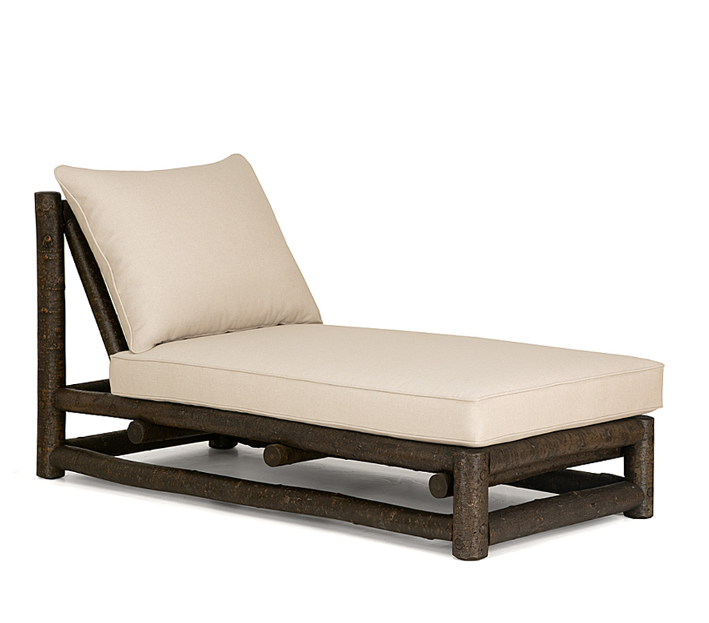 Wyatt Armless Chaise 1256-U Ebony finish La Lune Collection rustic furniture