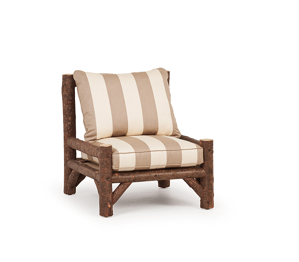 Wyatt Armless Lounge Chair 1252-I Natural finish La Lune Collection rustic furniture