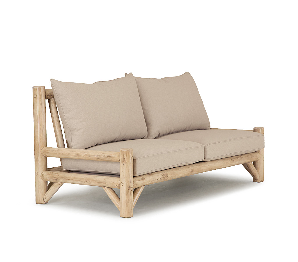 Wyatt Armless Medium Sofa 1630-I Mushroom finish La Lune Collection rustic furniture