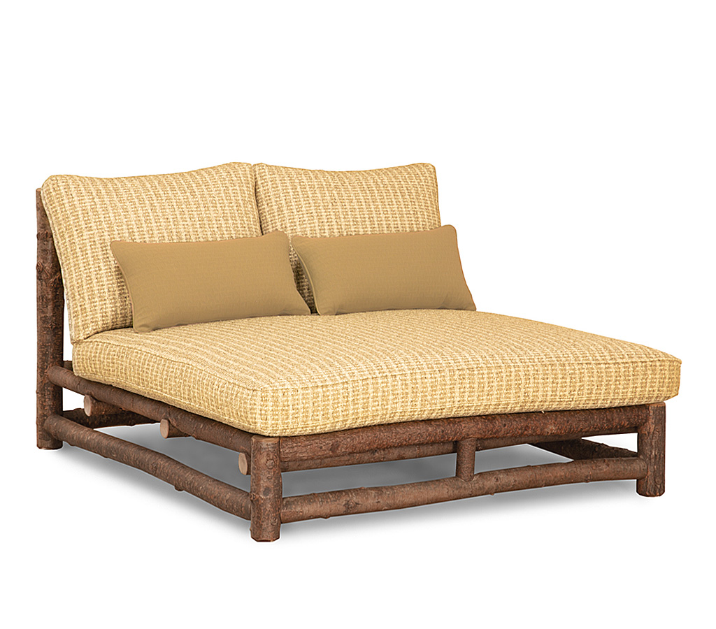Wyatt Double Chaise 1598-U Natural finish La Lune Collection rustic furniture
