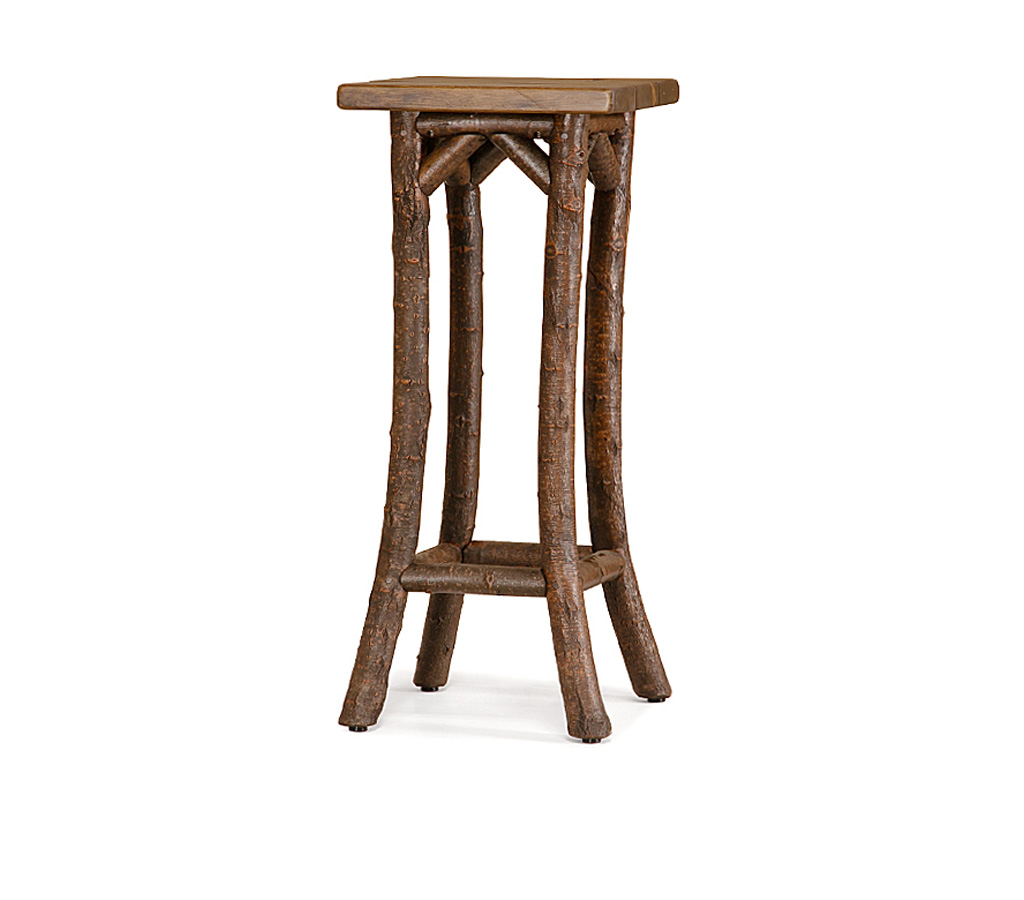 Paloma Pedestal Table 3400-U Natural finish Medium Cedar Top La Lune Collection rustic furniture