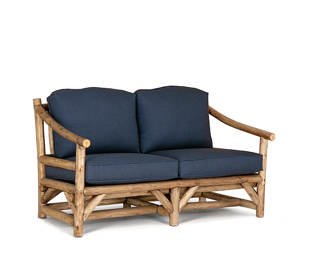 Lola Loveseat 1168-U Pecan finish La Lune Collection rustic furniture