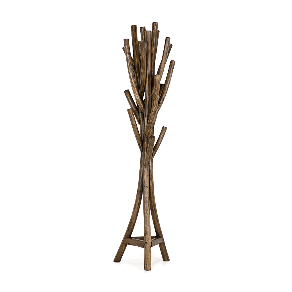 Elowen Coat Tree 5060-I Kahlua finish La Lune Collection rustic furniture