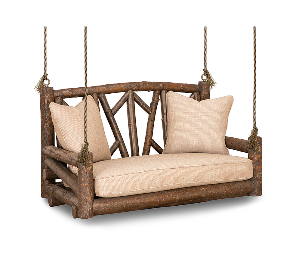 Evan Porch Swing 1556-I Natural finish La Lune Collection rustic furntiture