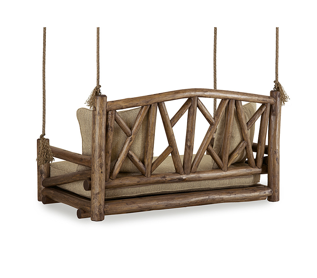 Evan Porch Swing 1556-I Kahlua finish La Lune Collection rustic furniture