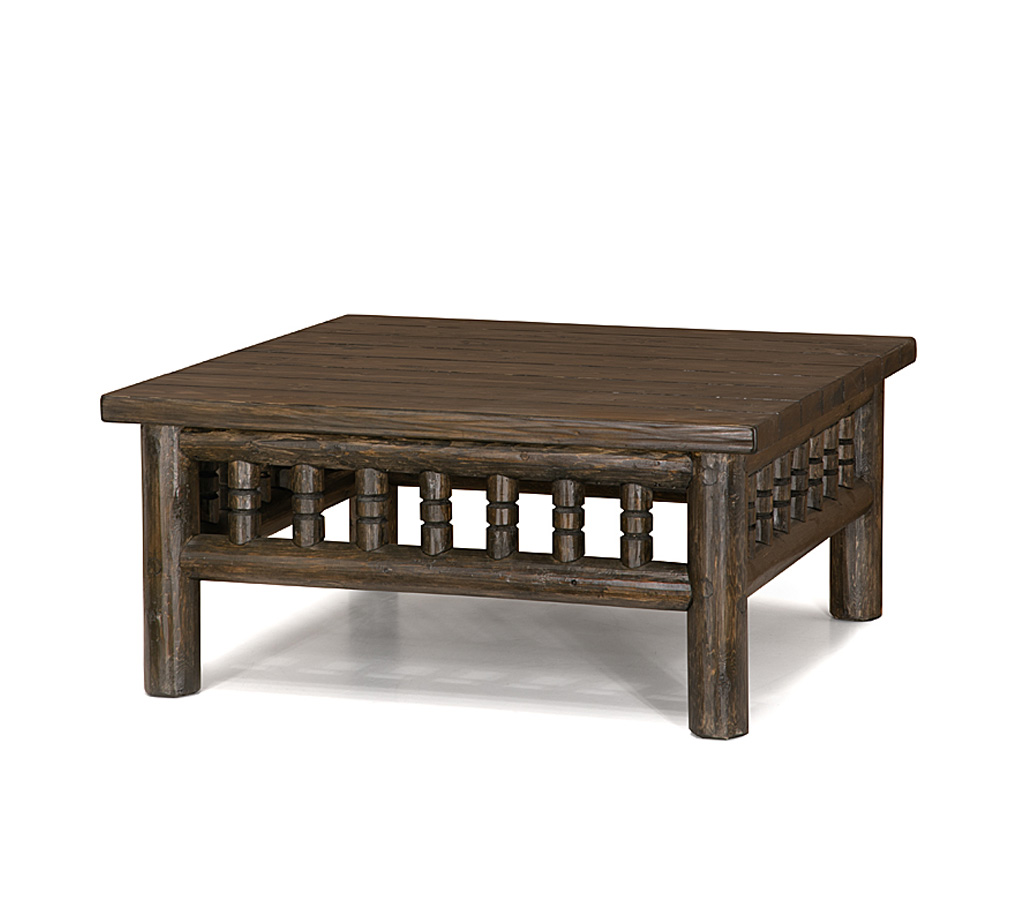 Hewitt Coffee Table 3462-O Charcoal on Cedar finish La Lune Collection rustic furniture