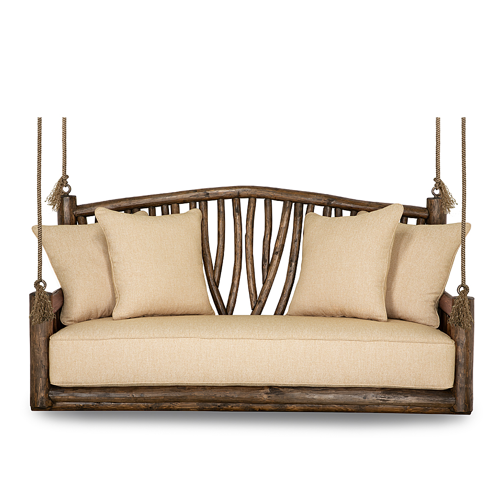 Penny Hanging Daybed 4519 Kahlua finish La Lune Collection rustic furniture